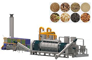 連續(xù)式炭化爐是集“碳、氣、油、肥”聯(lián)產(chǎn)的炭化設(shè)備