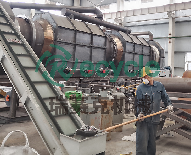 蜂窩鋁脫漆處理，連續(xù)式脫漆爐不停機出料